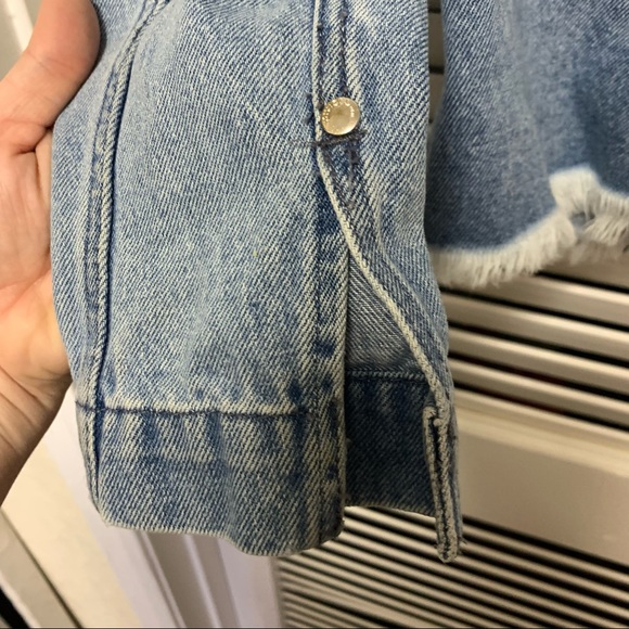 H&M Coachella Embroidered Jean Jacket 4 - Picture 6 of 12